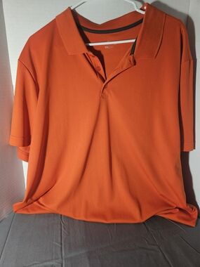 bcg Men's Bright Orange Polo Shirt